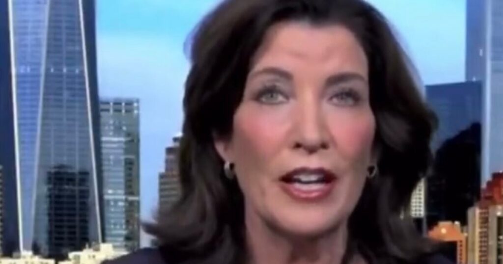 New York Gov. Kathy Hochul Says Voting Republican Is "Anti-Woman" And "Anti-American"