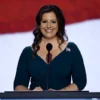 House Republican Conference Chair Rep. Elise Stefanik (R-NY) speaks on stage on the second day of the Republican National Convention at the Fiserv Forum on July 16, 2024 in Milwaukee, Wisconsin. Delegates, politicians, and the Republican faithful are in Milwaukee for the annual convention, concluding with former President Donald Trump accepting his party's presidential nomination. The RNC takes place from July 15-18. (Photo by Chip Somodevilla/Getty Images)