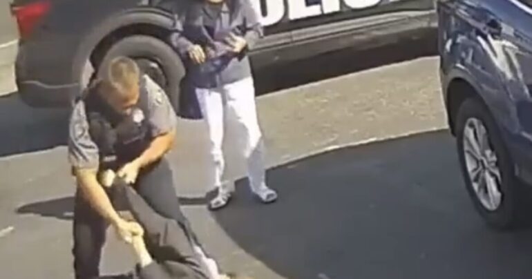 [WATCH] Footage Shows Moment Police Officer Slams 70-Year-Old Man To Ground, Full Body Warn Camera Video Release * 100PercentFedUp.com * by Danielle