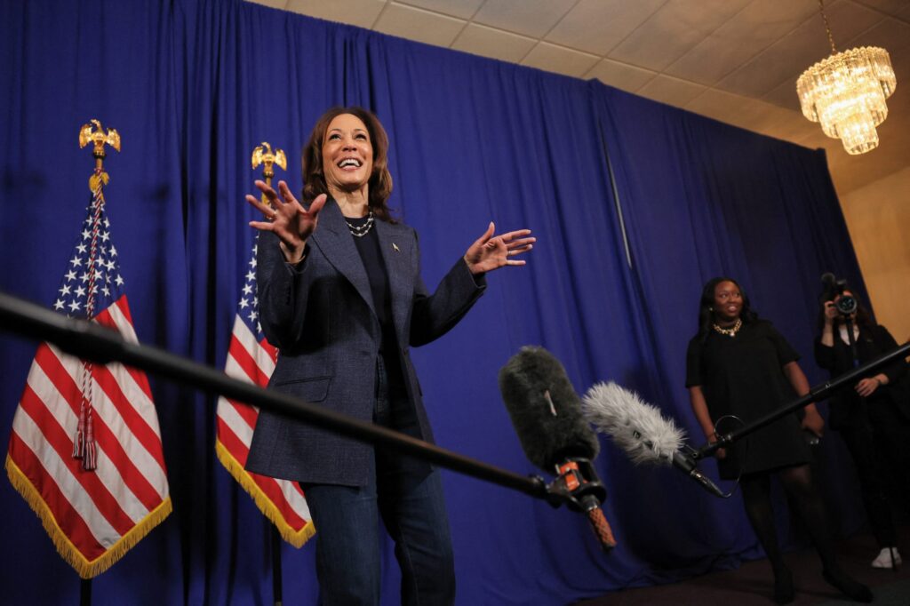 Politics: Kamala Harris Equals 'no Comment' Candidate, The Uk Loves