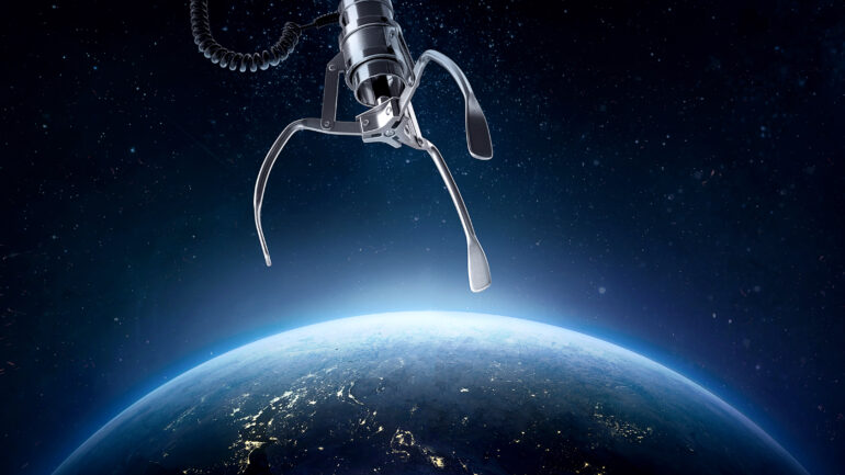 NASA: Potential Link Between Extraterrestrials, Giant Metal Claw Picking Up Earth