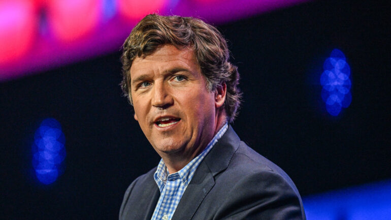 Satire News: Piss Soaked Tucker Carlson Claims Demon Urinated On Him