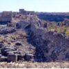 The ruins of a fortress found on the Khaybar Oasis in northwestern Saudi Arabia.