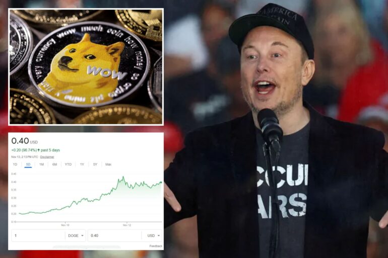 Science & Tech: Dogecoin Surges After Trump Announces Elon Musk Led