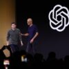 Sam Altman and Micorosoft CEO Satya Nadella