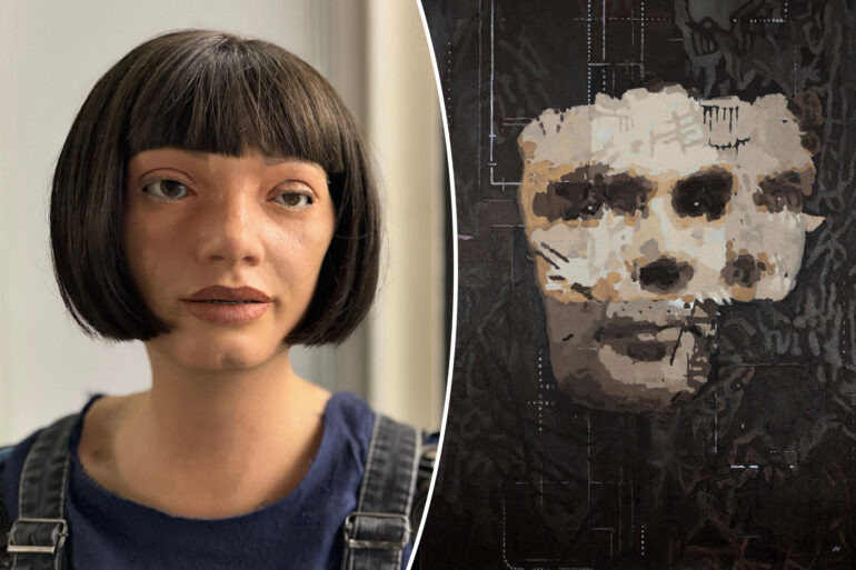 Science & Tech: First Art Piece Painted By Humanoid Robot