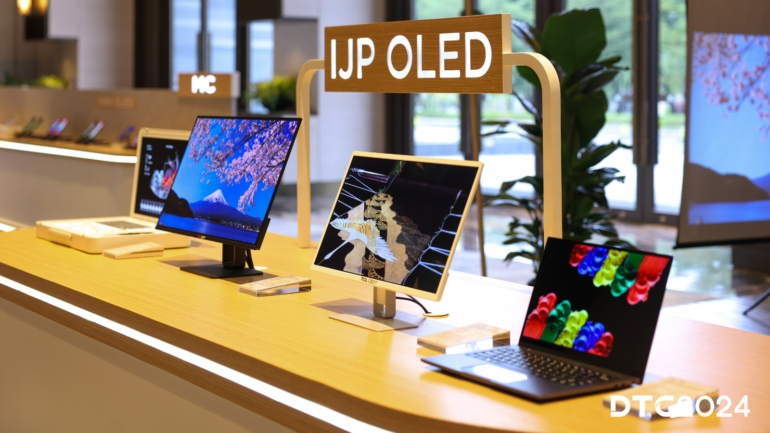 Inkjet-printed OLED products on display from TCL