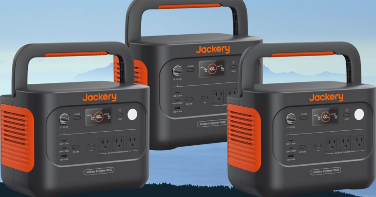 Travel & Lifestyle: Jackery Explorer 1000 Portable Generator Is 50%