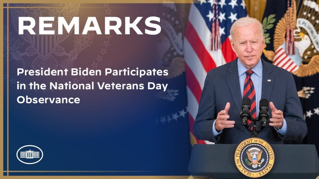 President Biden Delivers Remarks at the National Veterans Day Observance