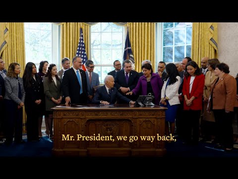 President Biden invites HSI leaders to the Oval Office