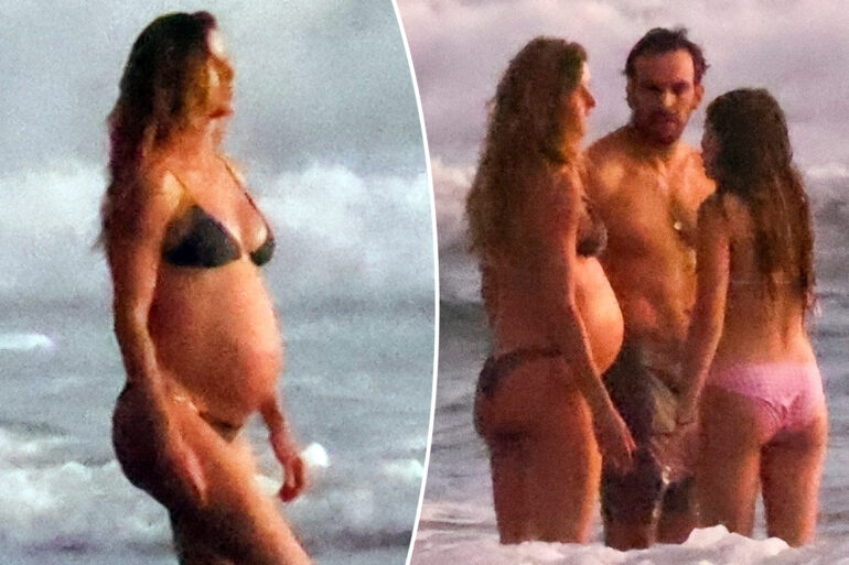 Gossip & Rumors: Bikini Clad Gisele Bundchen Shows Off Baby Bump