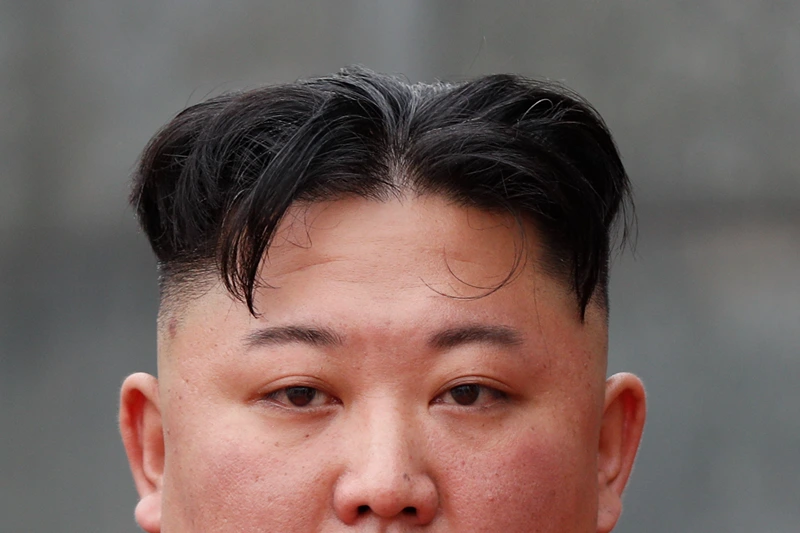 TOPSHOT - North Korea's leader Kim Jong Un attends a wreath laying ceremony at the Ho Chi Minh mausoleum in Hanoi on March 2, 2019. (Photo by JORGE SILVA / POOL / AFP) (Photo by JORGE SILVA/POOL/AFP via Getty Images)