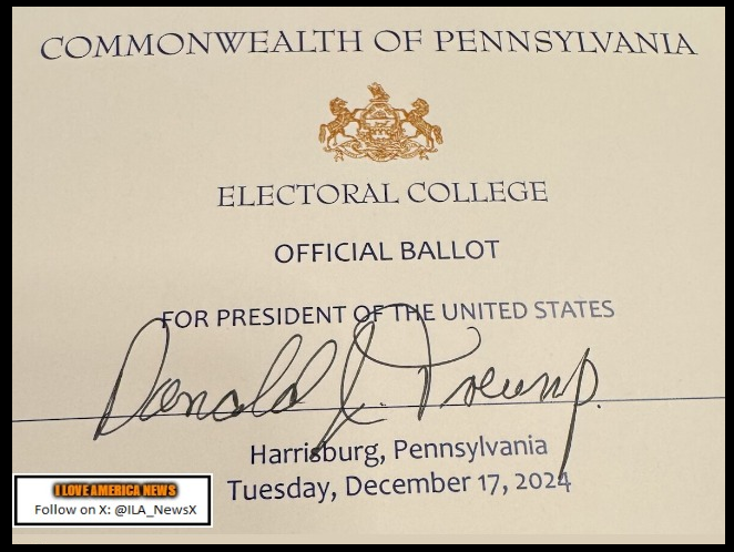 Pennsylvania’s 20th Electoral College Casts Its Votes * 100PercentFedUp.com * by M Winger