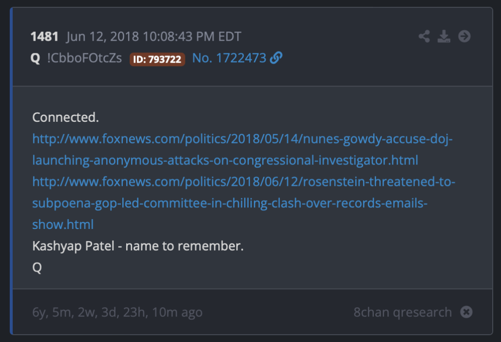 Q CONFIRMED? Kash Patel Has Been On X22 Report 12 Times! * 100PercentFedUp.com * by Noah