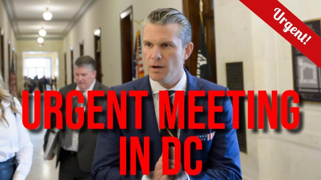 BREAKING:  Defense Secretary Nominee Pete Hegseth URGENT Meeting with Republicans!