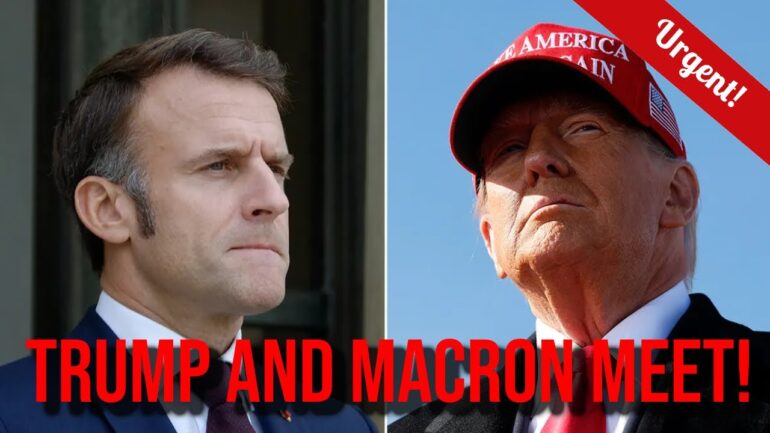 BREAKING: President Trump's URGENT Meeting with Macron in Paris!