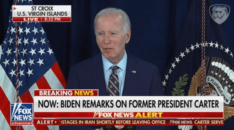 Politics: Biden Takes Jab At Trump While Honoring Jimmy Carter