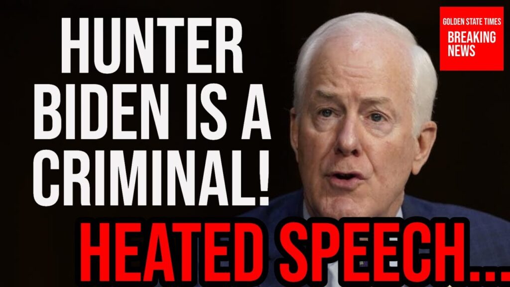 MUST WATCH: Senator Cornyn FURIOUS After Biden Pardons Hunter Unethically!