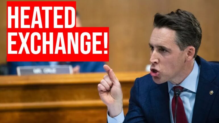 Senator Hawley Get into HEATED Exchange Over Mass Deportations and Border Security!