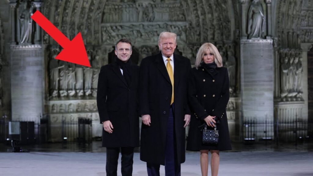 Trump Visits Notre Dame Cathedral - Does the UNEXPECTED!