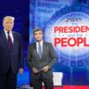 Donald Trump and ABC New anchor George Stephanopoulos