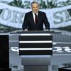 David Sacks, former CEO of Yammer, speaks on stage during Day 1 of the Republican National Convention on July 15, 2024 in Milwaukee, WI.