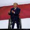 Gov. Greg Abbott (R-Texas) speaks during the Republican National Convention on July 17 in Milwaukee.