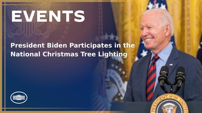 President Biden Participates in the National Christmas Tree Lighting