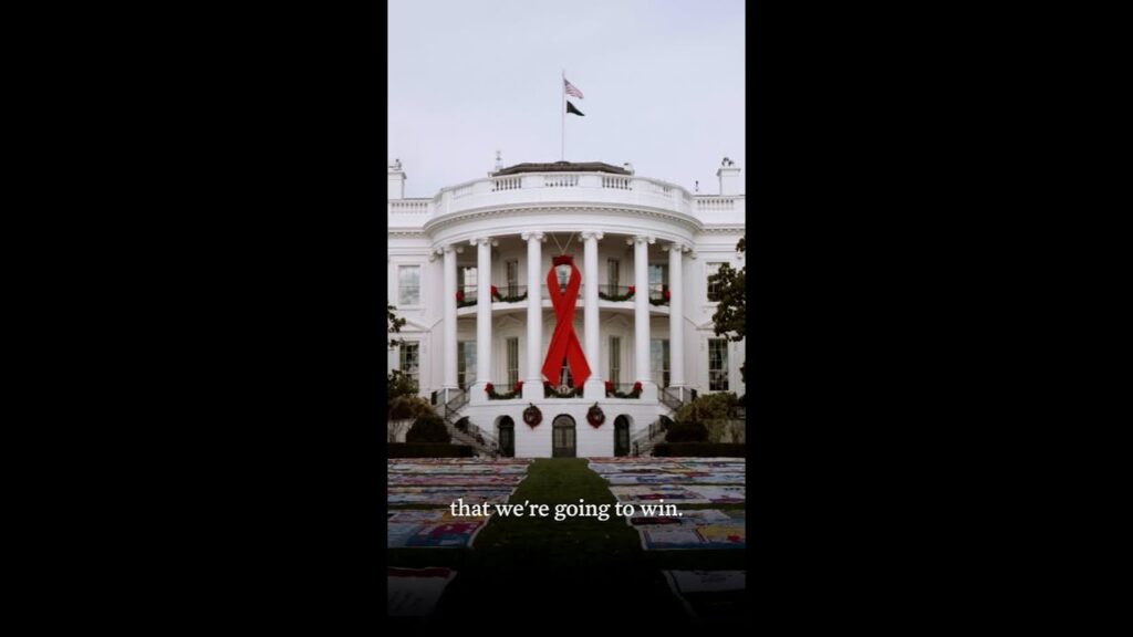 President Biden and the First Lady commemorate World AIDS Day at the White House