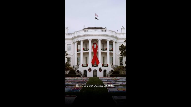 President Biden and the First Lady commemorate World AIDS Day at the White House