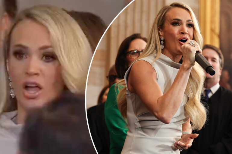 Gossip & Rumors: Here's What Carrie Underwood Mouthed To Inauguration