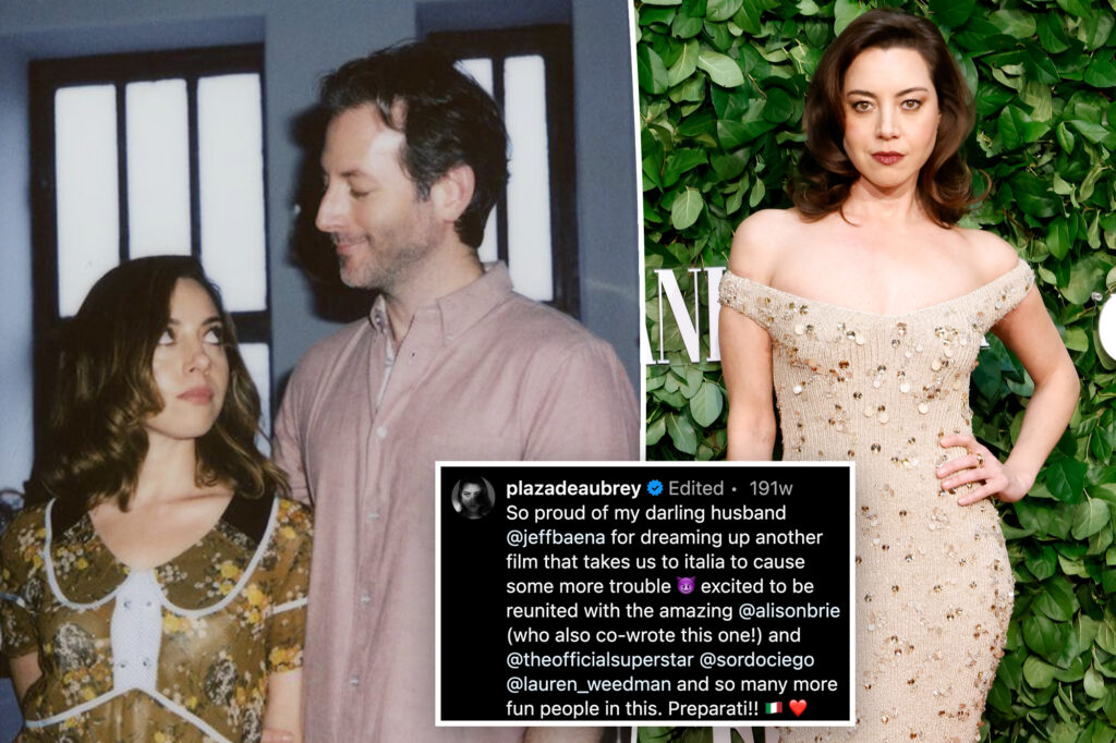 Gossip & Rumors: Intensely Private Aubrey Plaza Swooned Over Husband