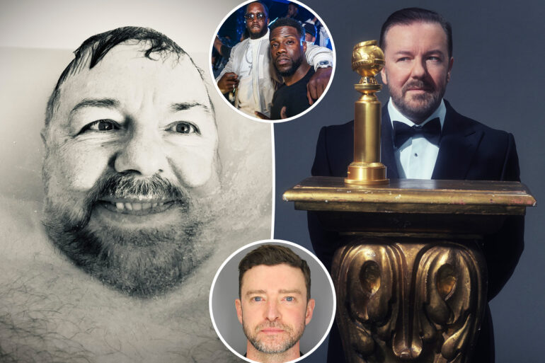 Gossip & Rumors: Ricky Gervais Reveals Diddy, Justin Timberlake Jokes