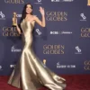 Demi Moore poses with the award for Best Performance by an Actress in a Motion Picture - Musical or Comedy, for The Substance, at the 82nd Golden Globe Awards in Beverly Hills, California, U.S., January 5, 2025. REUTERS/Mario Anzuoni/File photo