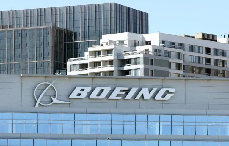 ARLINGTON, VIRGINIA - MARCH 25: The exterior of the Boeing Company headquarters is seen on March 25, 2024 in Arlington, Virginia. Boeing CEO Dave Calhoun announced he intends to leave the company by the end of the year in the wake of ongoing safety concerns with the company's jetliners. Boeing’s chairman Larry Kellner and the head of the commercial airplane unit, Stan Deal, are also exiting. (Photo by Kevin Dietsch/Getty Images)