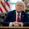 WASHINGTON, DC - JANUARY 30: U.S. President Donald Trump talks to reporters from the Resolute Desk after signing an executive order to appoint the deputy administrator of the Federal Aviation Administration in the Oval Office at the White House on January 30, 2025 in Washington, DC. Trump also signed a memorandum ordering an immediate assessment of aviation safety and ordering an elevation of what he called “competence” over “D.E.I.” (Photo by Chip Somodevilla/Getty Images)