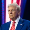 PHOENIX, ARIZONA - DECEMBER 22: U.S. President-elect Donald Trump looks on during Turning Point USA's AmericaFest at the Phoenix Convention Center on December 22, 2024 in Phoenix, Arizona. The annual four day conference geared toward energizing and connecting conservative youth hosts some of the country's leading conservative politicians and activists. (Photo by Rebecca Noble/Getty Images)