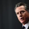 California Governor Gavin Newsom speaks during the Milken Institute Global Conference in Beverly Hills, California on May 2, 2023. (Photo by Patrick T. Fallon / AFP) (Photo by PATRICK T. FALLON/AFP via Getty Images)