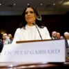 WASHINGTON, DC - JANUARY 30: Tulsi Gabbard, U.S. President Donald Trump’s nominee to be Director of National Intelligence, arrives to testify during her confirmation hearing before the Senate Intelligence Committee in the Dirksen Senate Office Building on January 30, 2025 in Washington, DC. Gabbard, a former Congresswoman from Hawaii who previously ran for president as a Democrat before joining the Republican Party and supporting President Trump, is facing criticism from Senators over her lack of intelligence experience and her opinions on domestic surveillance powers. (Photo by Kevin Dietsch/Getty Images)