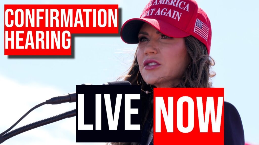 FULL: Kristi Noem Senate confirmation hearing for Secretary of Homeland Security!