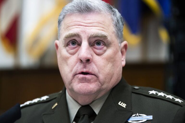 Politics: General Milley’s Security Clearance, Detail Being Revoked