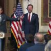 You Won't Believe What Pete Hegseth Did at His Swearing-In That Left Democrats Speechless!