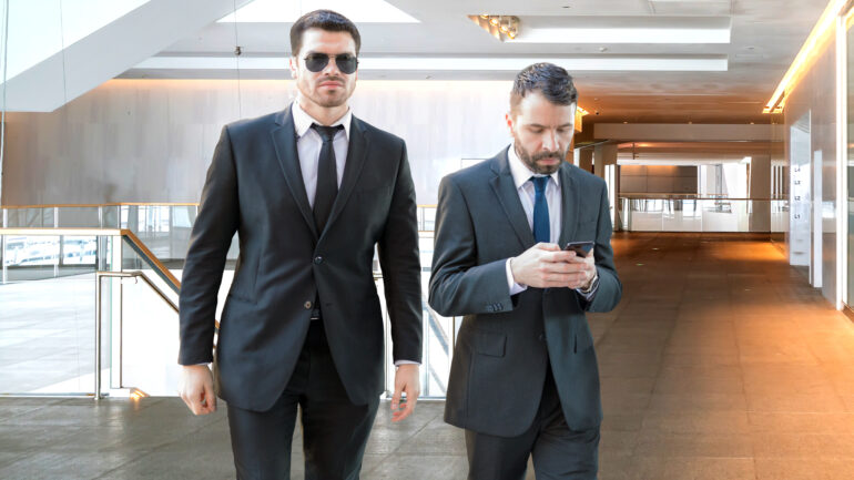 Satire News: Corporate Security Detail Not Sure Why They Guarding