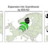 The three waves of migration across Europe that were discovered in the latest DNA study.