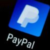 FILE PHOTO: FILE PHOTO: The PayPal app logo seen on a mobile phone in this illustration photo October 16, 2017. REUTERS/Thomas White/File Photo/File Photo