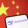 Deepseek logo and the Chinese flag are seen in this illustration taken January 27, 2025. REUTERS/Dado Ruvic/Illustration