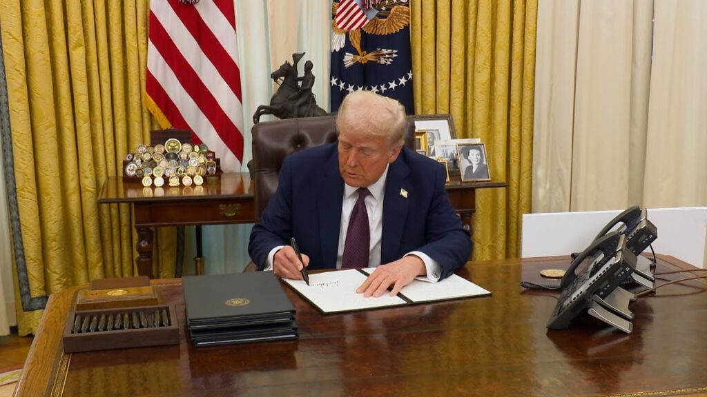 01/23/25: President Trump Signs Executive Orders