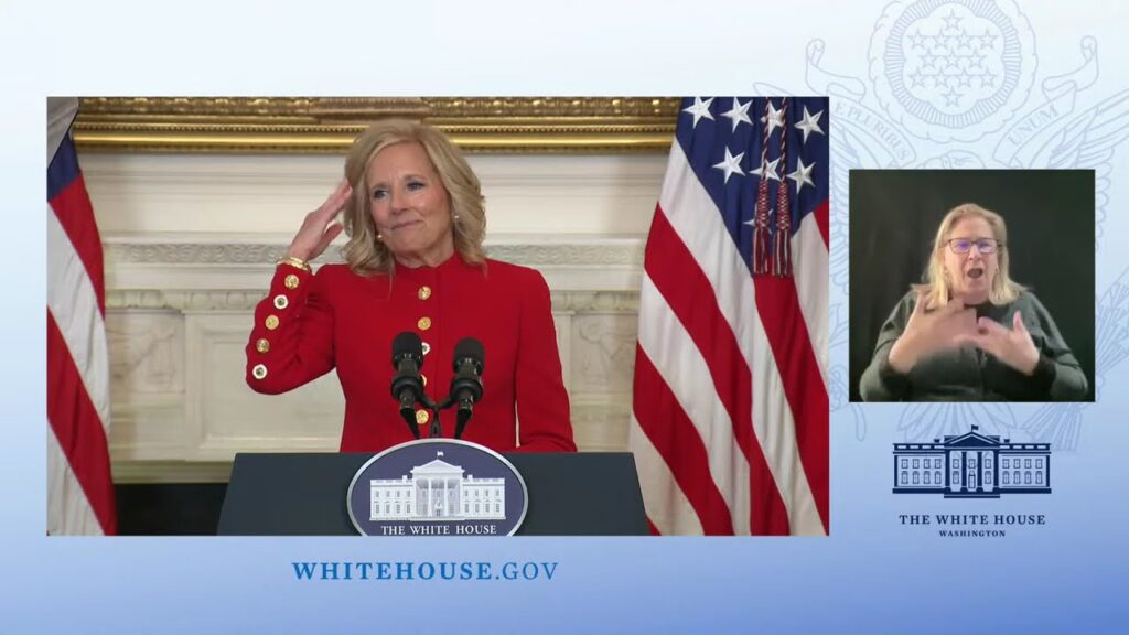 First Lady Jill Biden Hosts a Joining Forces Celebration at the White House