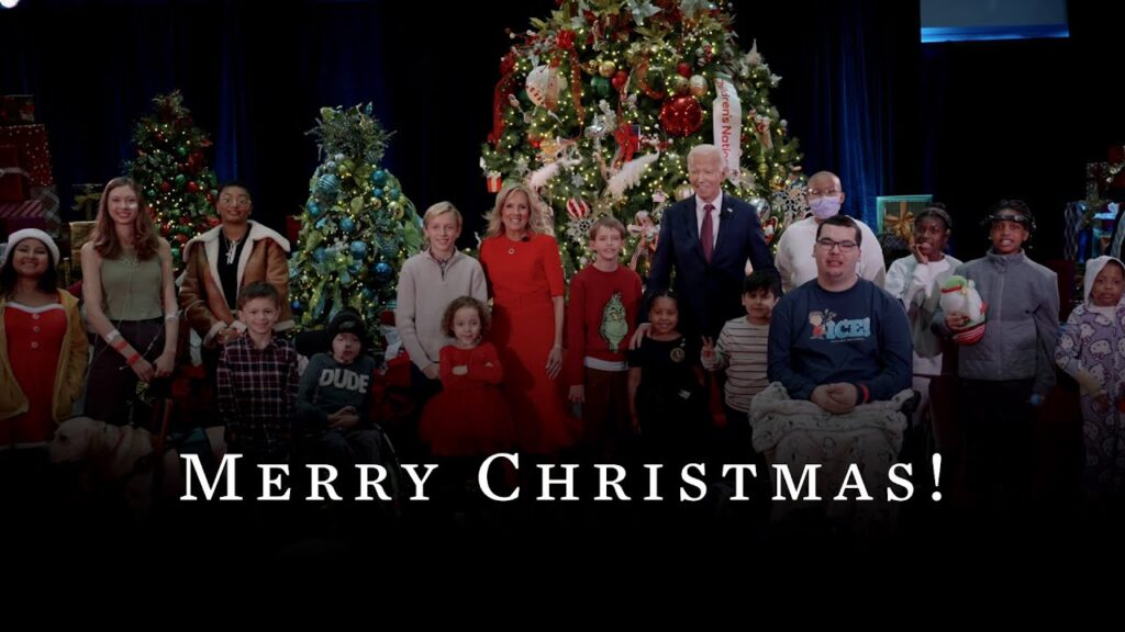 Merry Christmas from President Biden and the First Lady