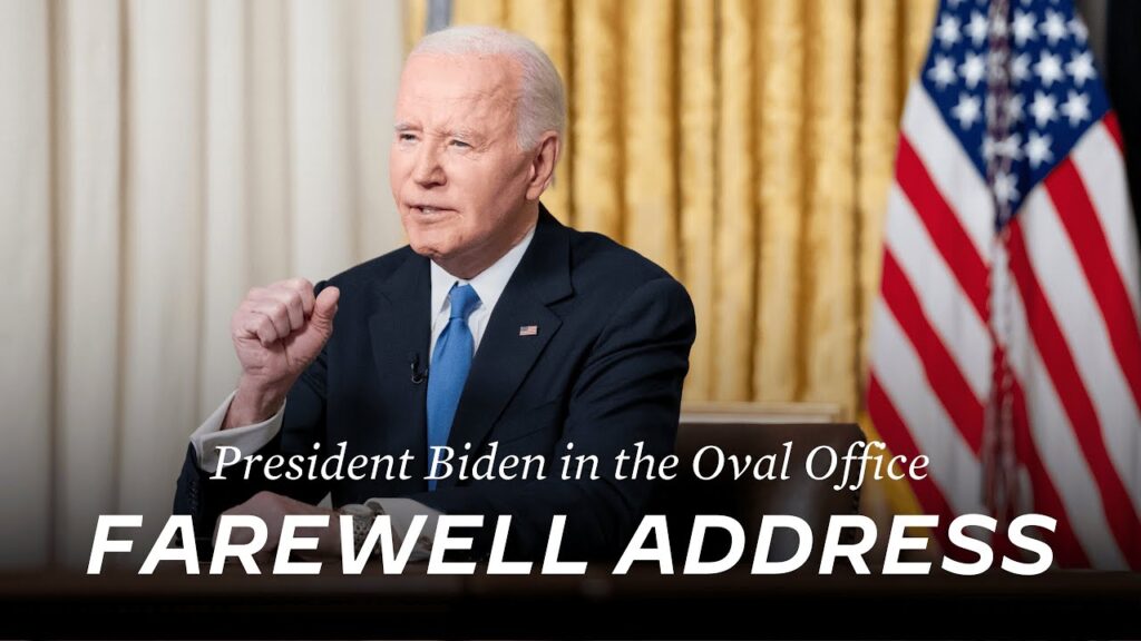 President Biden Delivers his Farewell Address from the Oval Office